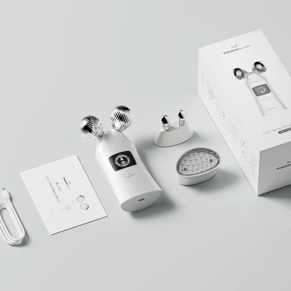 3-in-1 Microcurrent Facial Device | Skin Lifting & LED Light Therapy