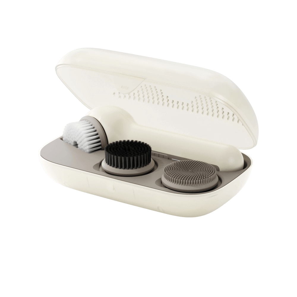 360° Rotating Facial Cleansing Brush Set - 3 Brush Heads
