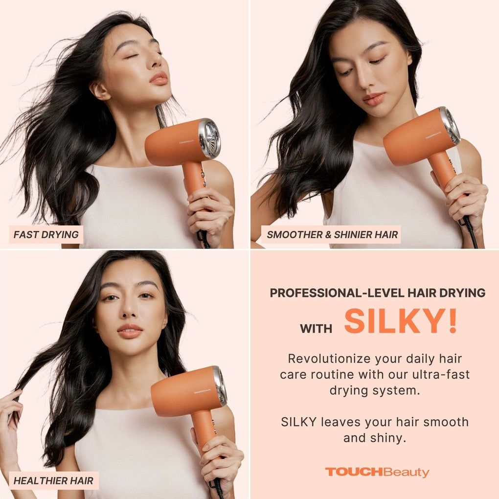 SILKY Ionic Hair Dryer | Fast Drying, Smooth Finish, Heat Protection