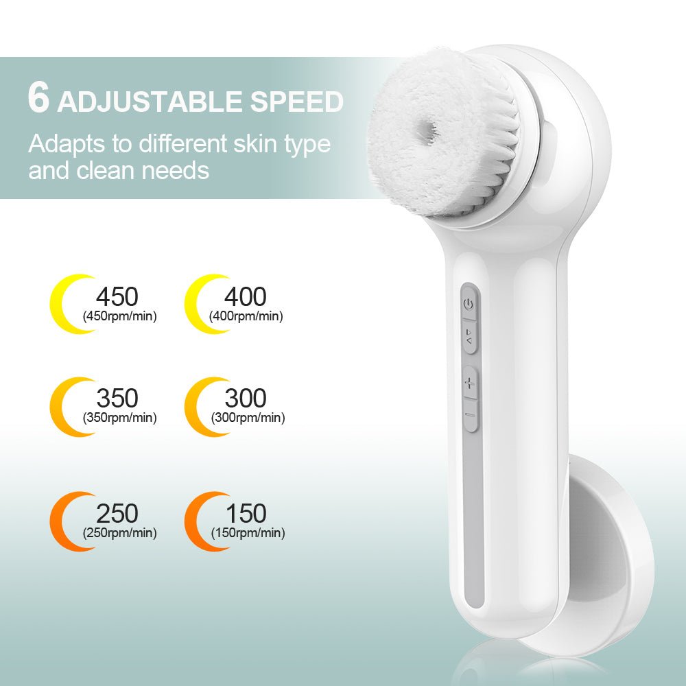 ⏰Limited time - 50%™ Electric Facial Brush 丨Deep Cleaning, Removing Blackhead, Face Massaging