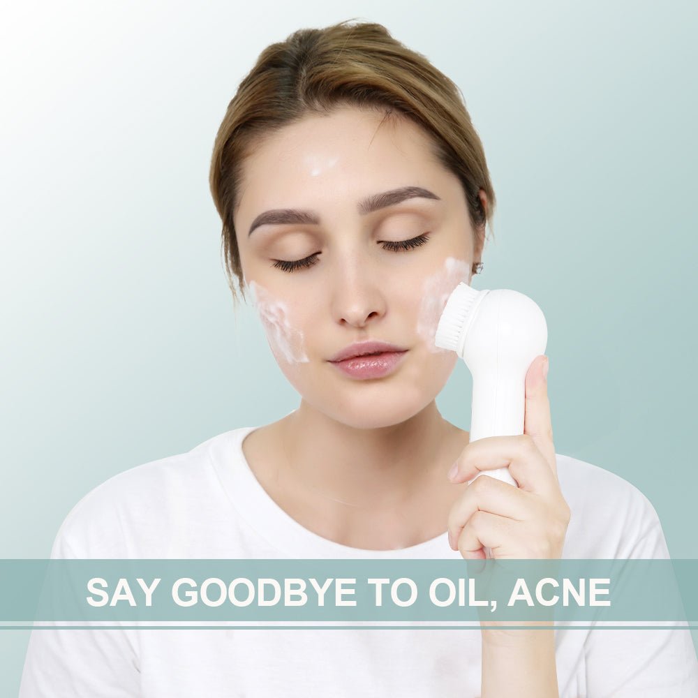 ⏰Limited time - 50%™ Electric Facial Brush 丨Deep Cleaning, Removing Blackhead, Face Massaging