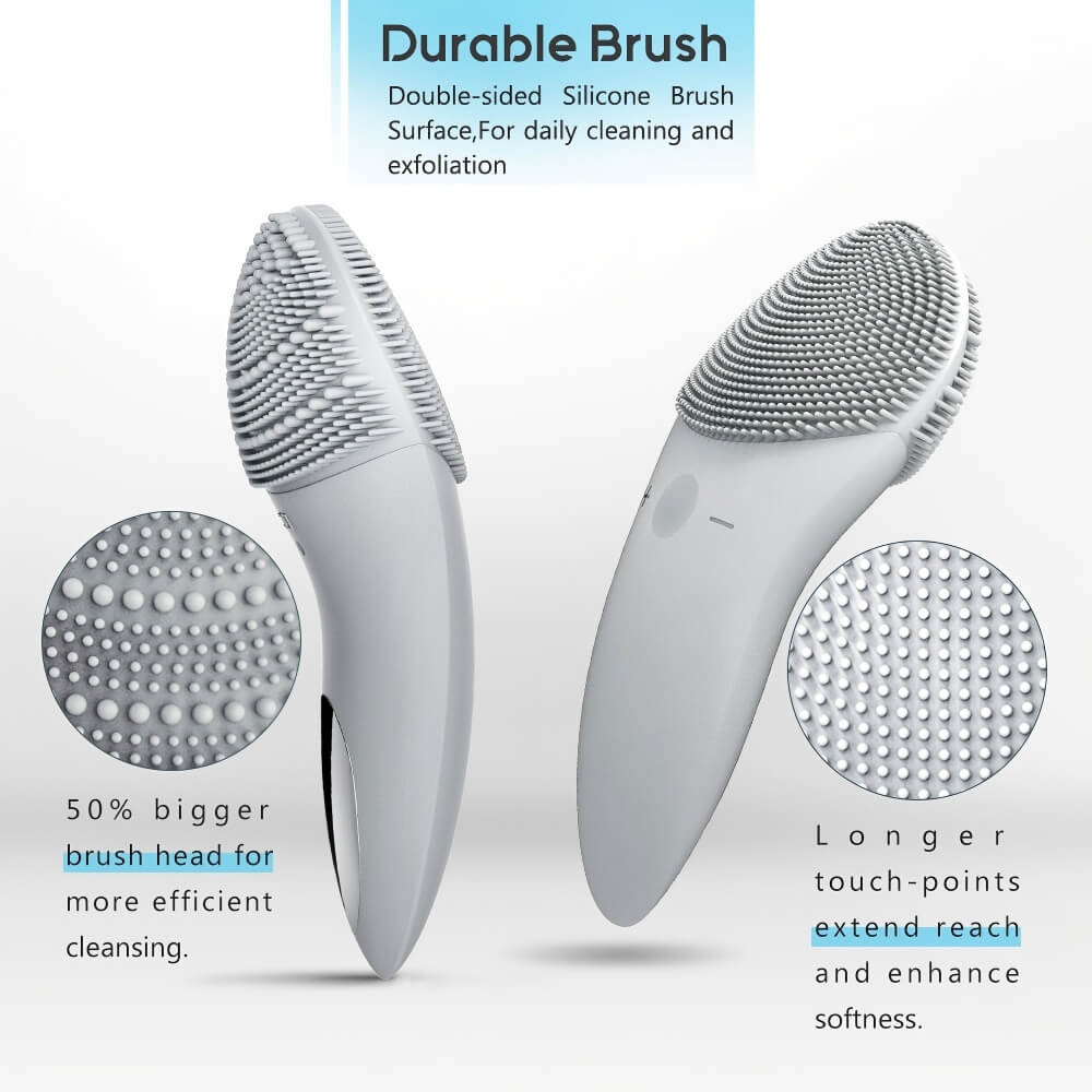Silicone Facial Cleansing Brush | Gentle & Deep Pore Clean for Radiant Skin