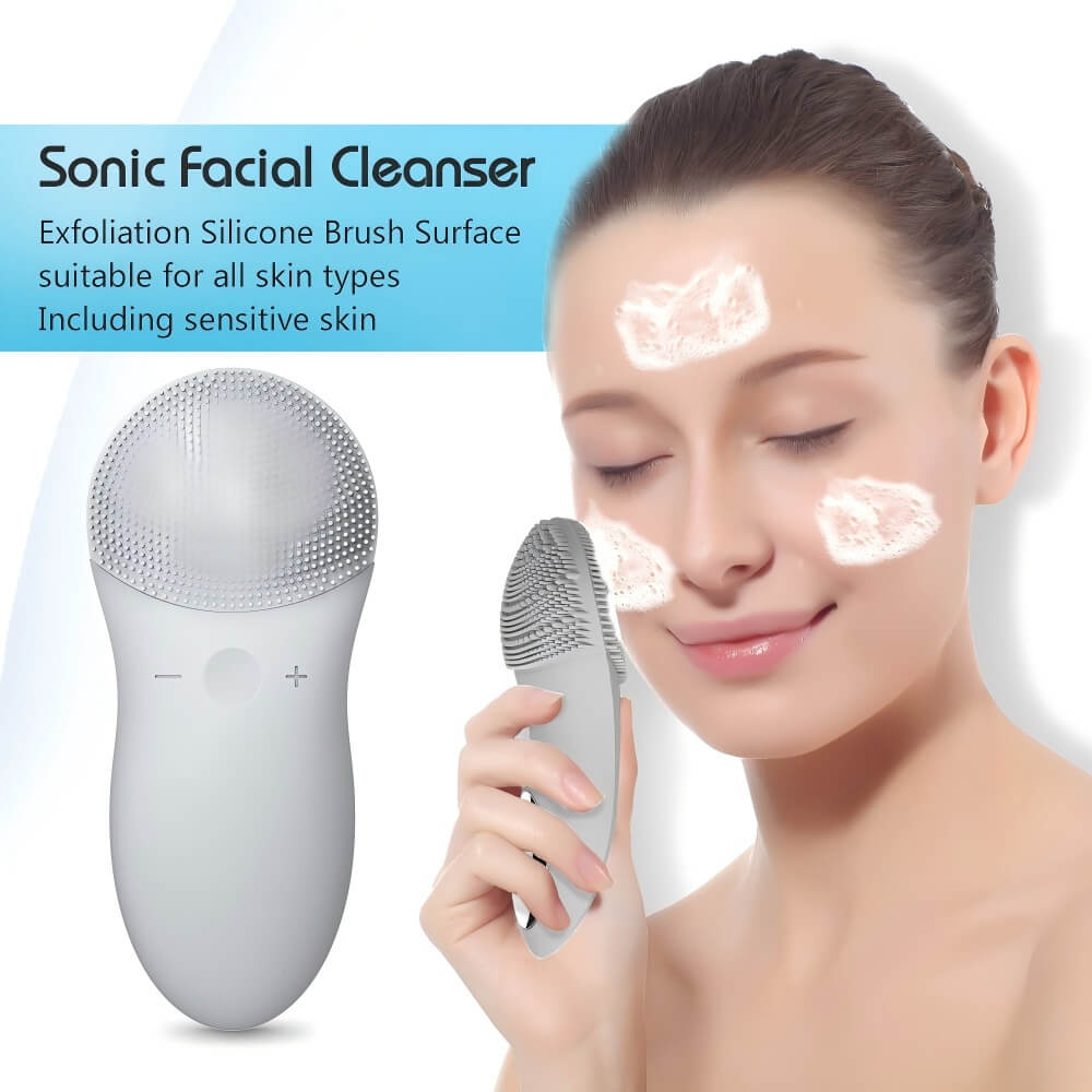 Silicone Facial Cleansing Brush | Gentle & Deep Pore Clean for Radiant Skin