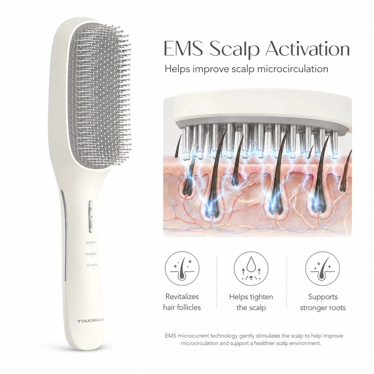 3-Mode EMS Scalp Care Brush