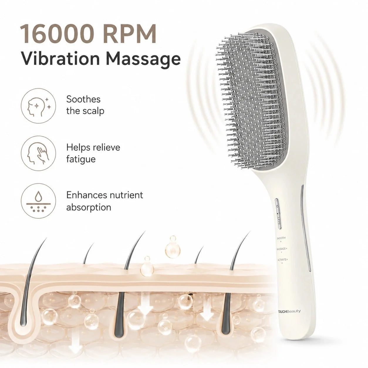 3-Mode EMS Scalp Care Brush