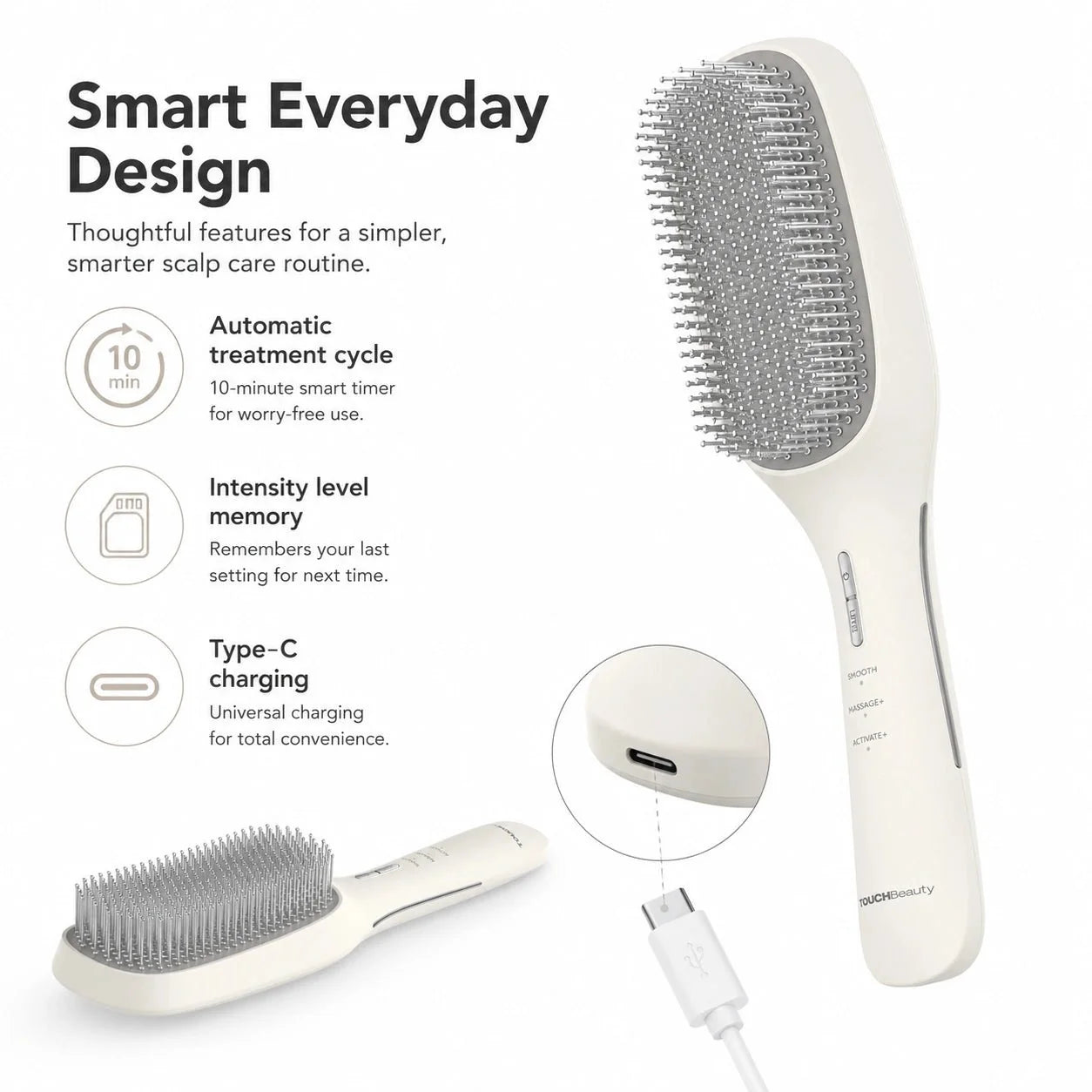 3-Mode EMS Scalp Care Brush