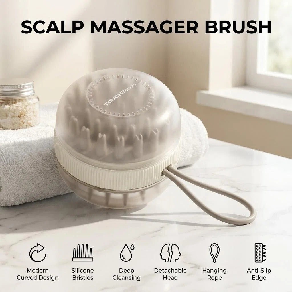 Electric Scalp & Shampoo Brush | 2-in-1 Hair Massager