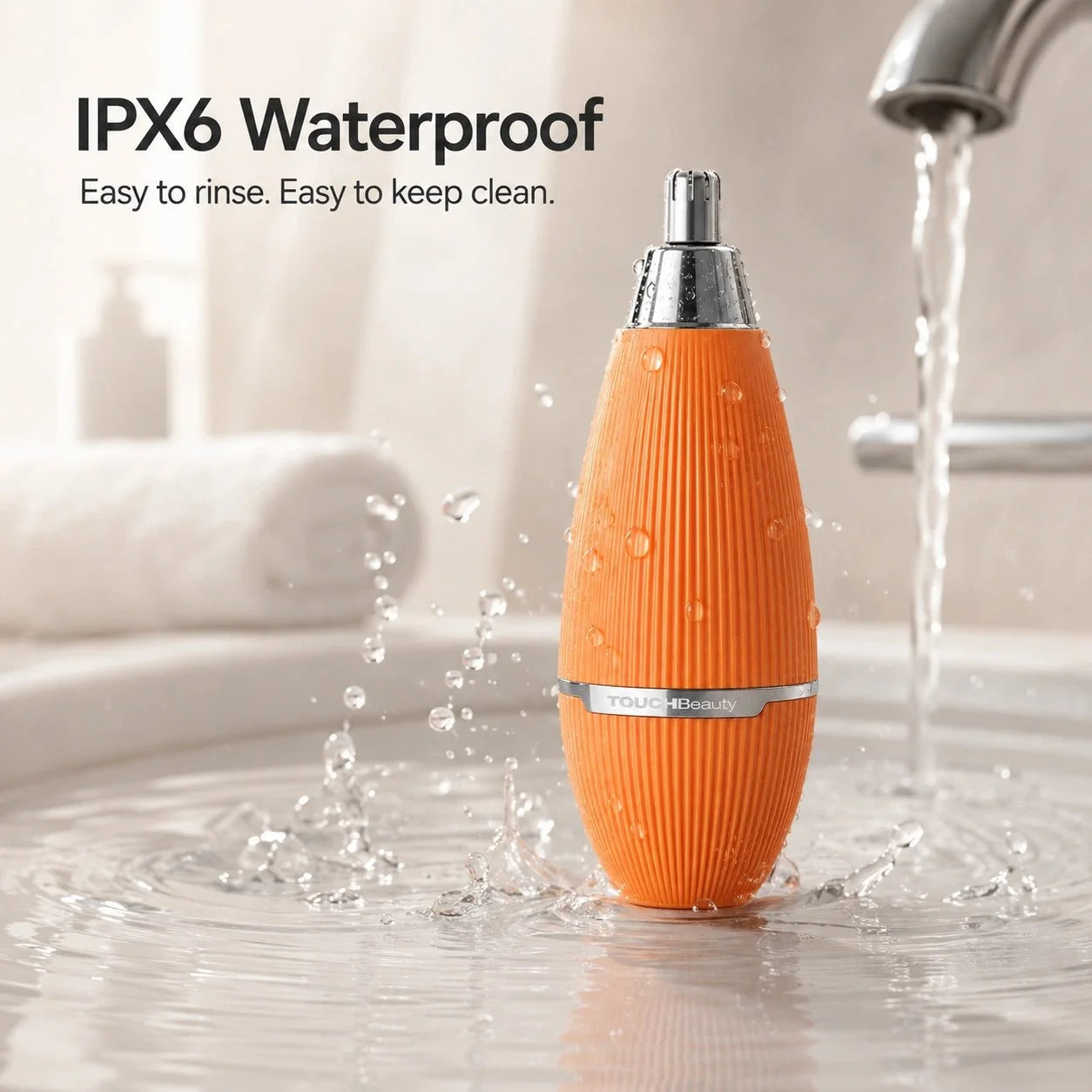 Electric Nose Hair Trimmer – Safe, Sharp & Waterproof Grooming