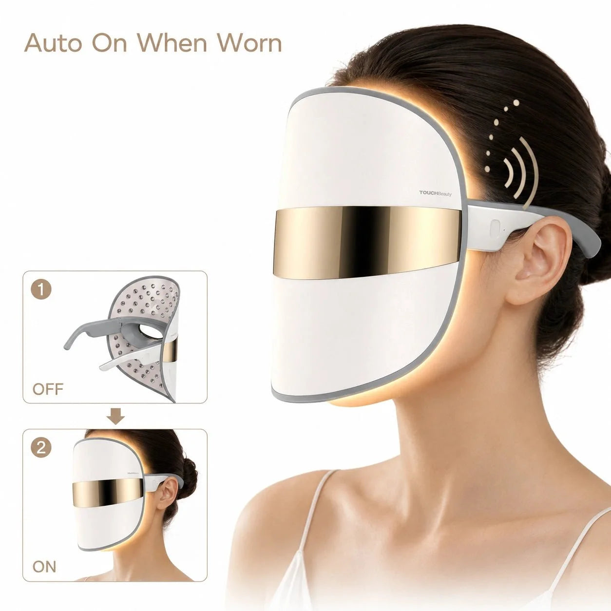 GLAM LED Light Therapy Mask for Clearer, Brighter Skin