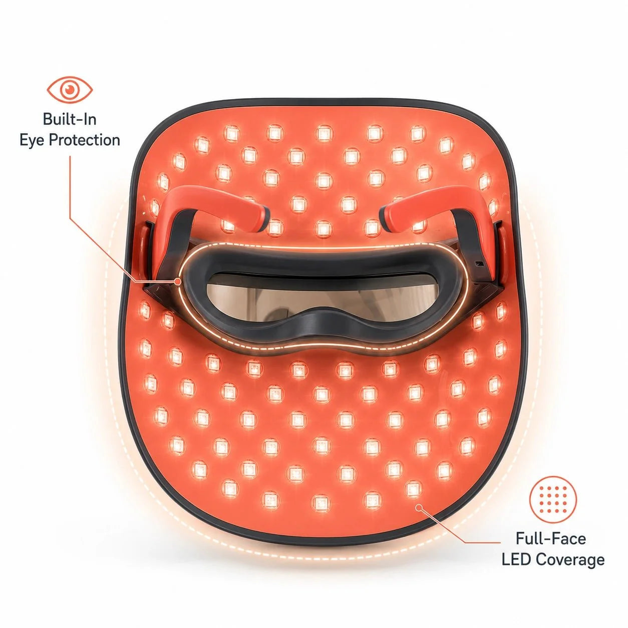 GLAM LED Light Therapy Mask for Clearer, Brighter Skin