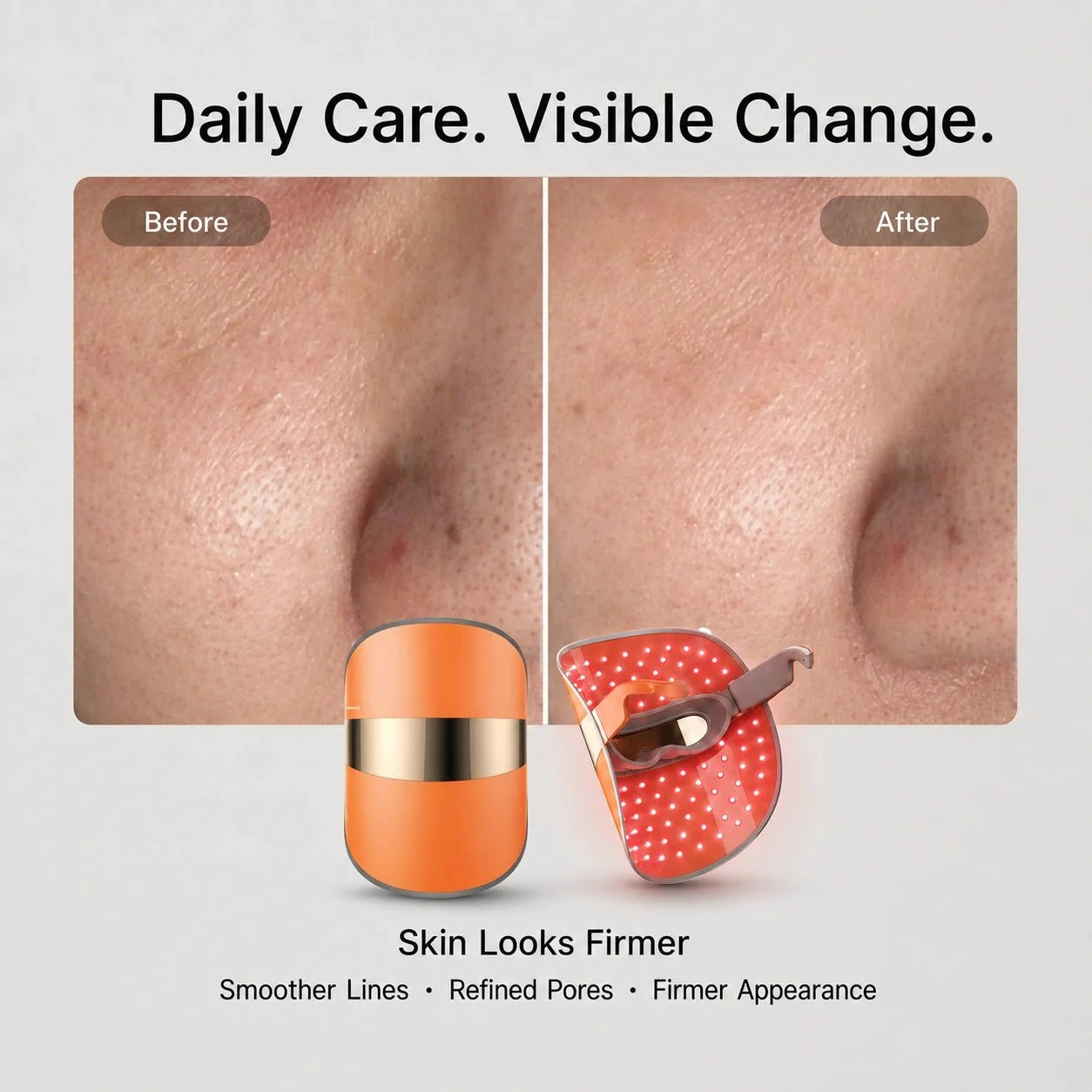 GLAM LED Light Therapy Mask for Clearer, Brighter Skin