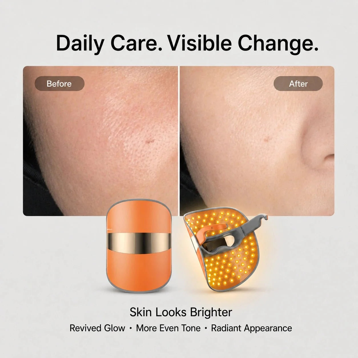 GLAM LED Light Therapy Mask for Clearer, Brighter Skin