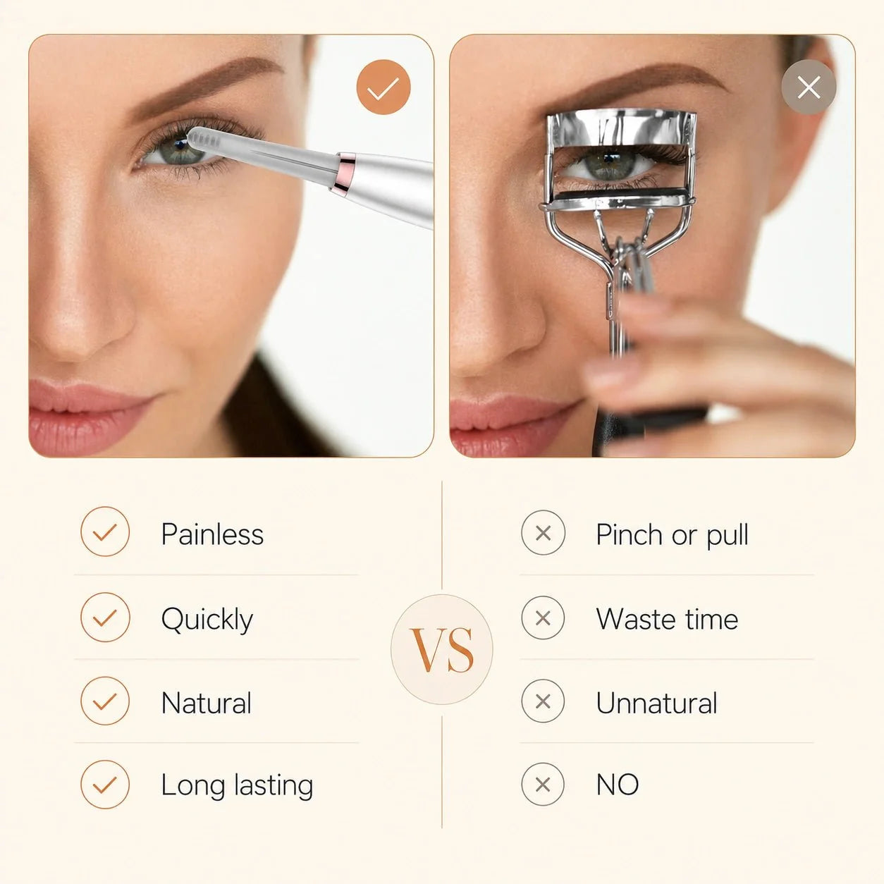 Heated Eyelash Curler | Lift, Curl & Define with Gentle Heat