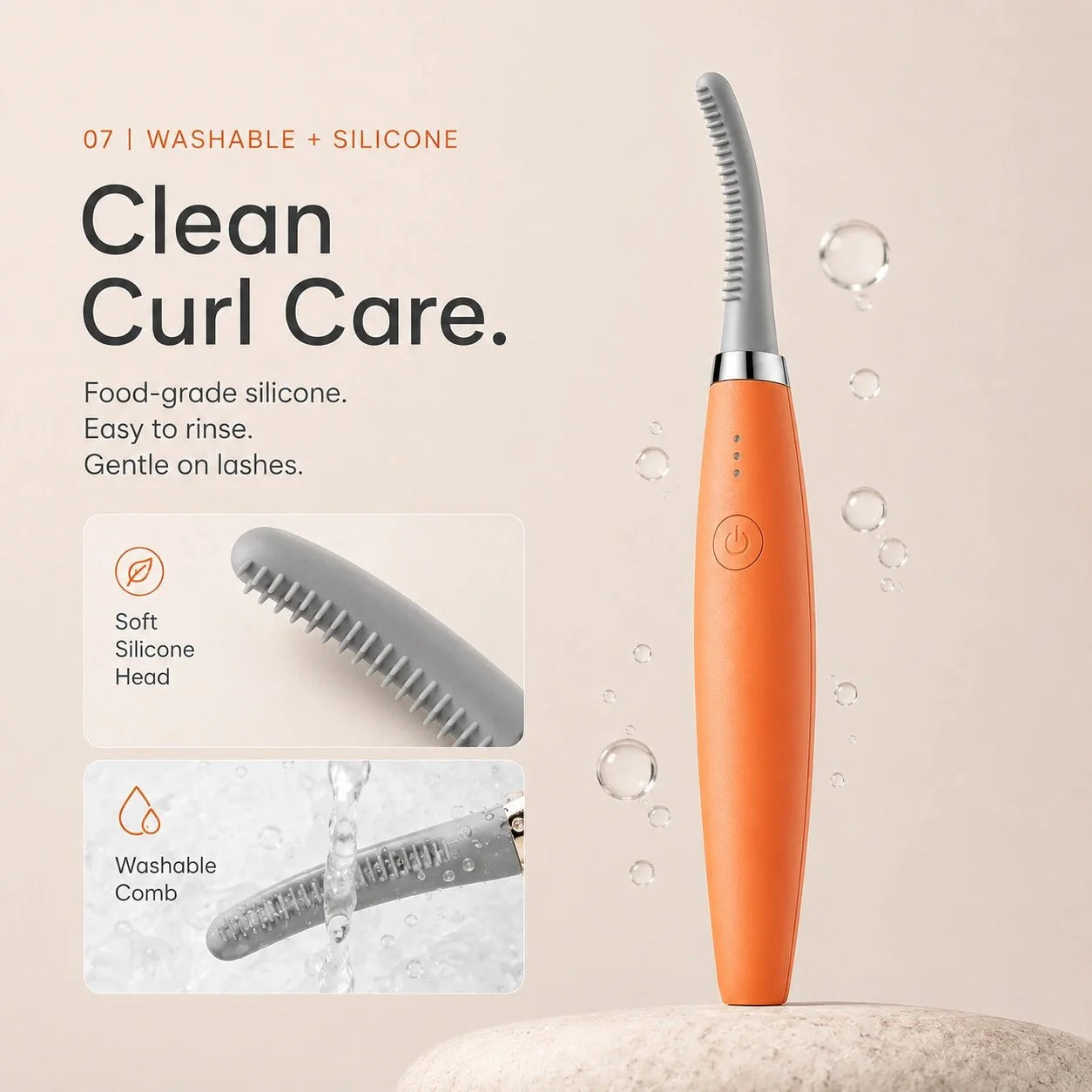 Heated Eyelash Curler | Lift, Curl & Define with Gentle Heat