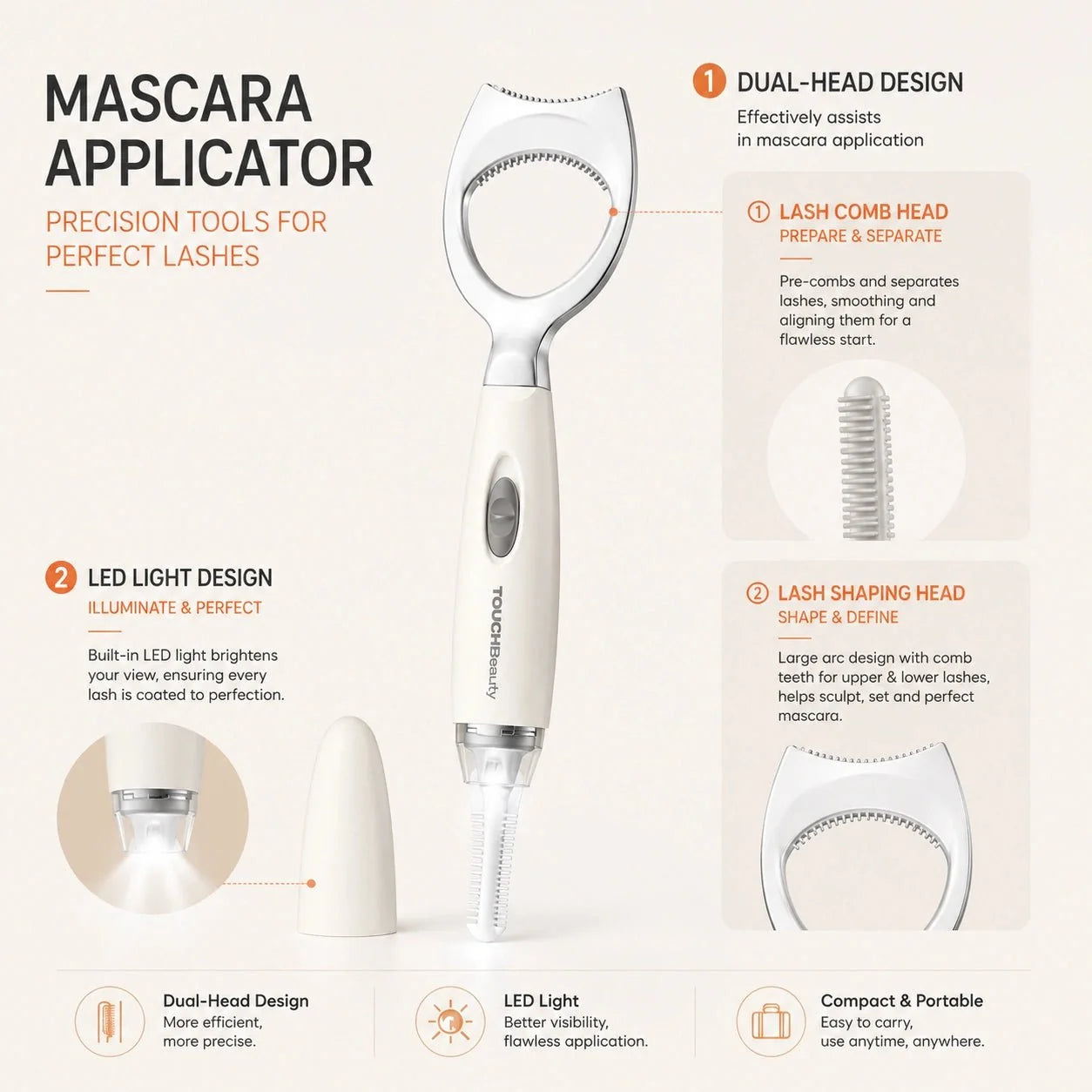 Heated Eyelash Curler | Lift, Curl & Define with Gentle Heat