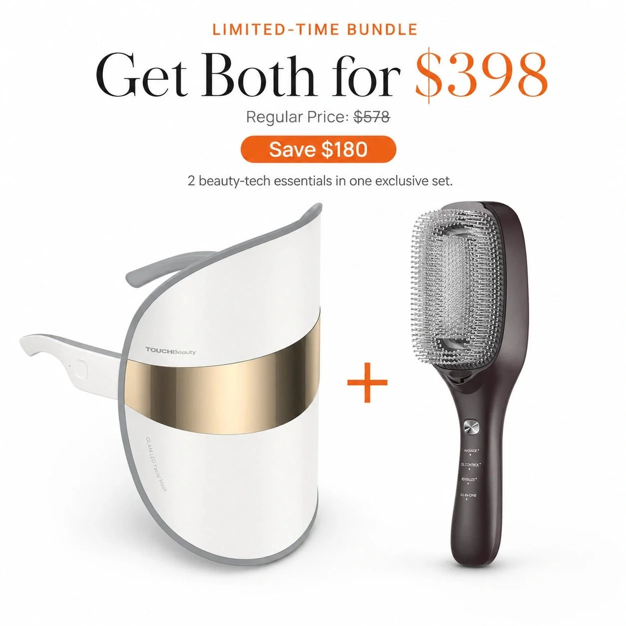 GLAM LED Light Therapy Mask for Clearer, Brighter Skin