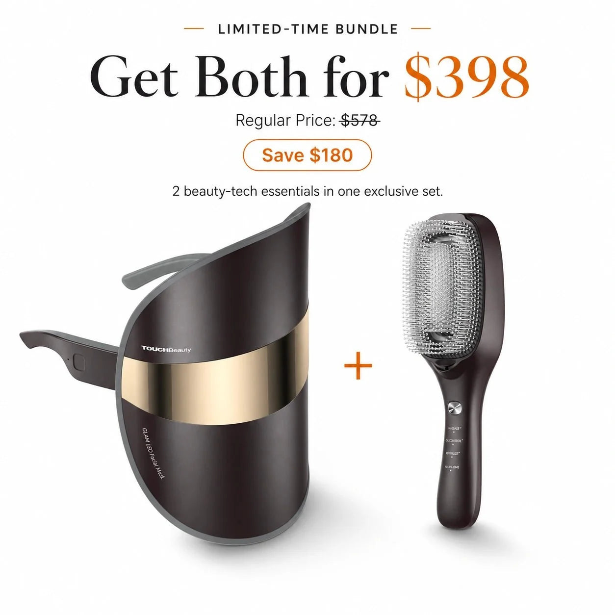 GLAM LED Light Therapy Mask for Clearer, Brighter Skin