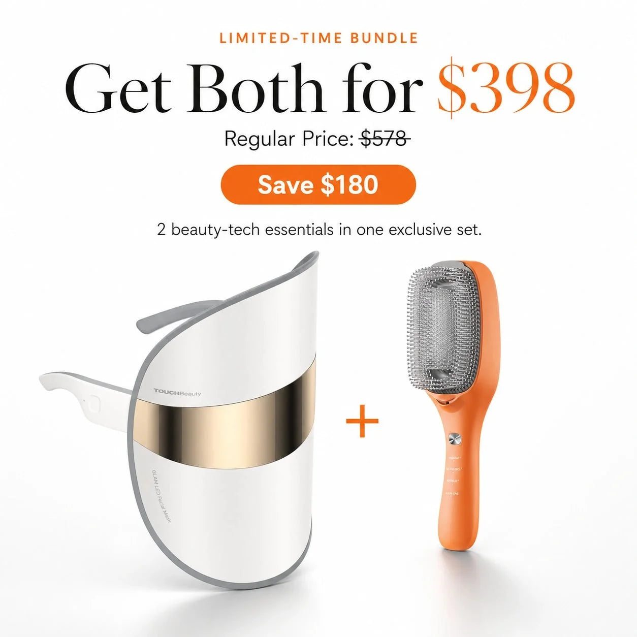 GLAM LED Light Therapy Mask for Clearer, Brighter Skin