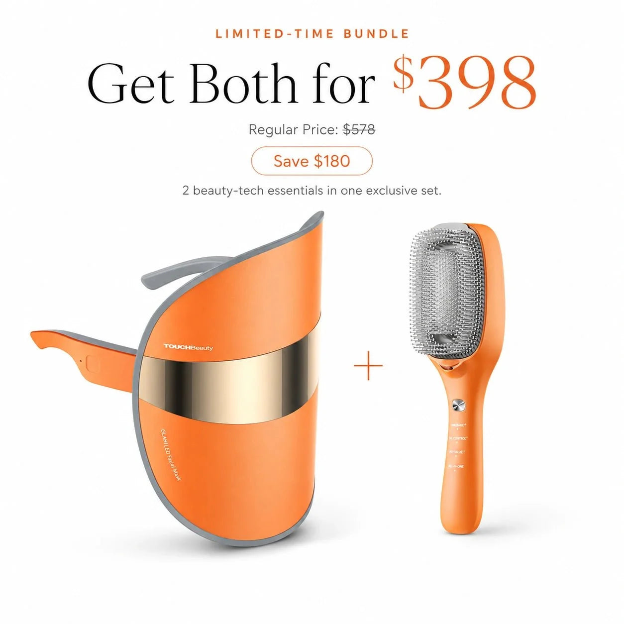 GLAM LED Light Therapy Mask for Clearer, Brighter Skin